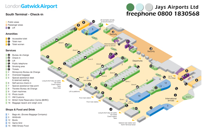 Download Gatwick South Terminal Maps (Aug 2012) 1.19Mb